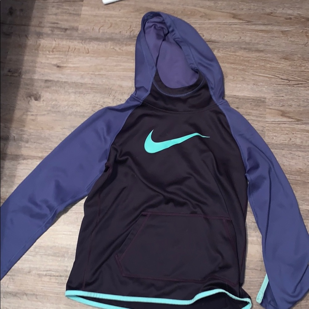 Navy Blue Nike Sweatshirt/ Hoodie Youth Large
